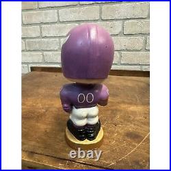 Vintage 1965 Toes Up Gold Base Minnesota Vikings Nodder Bobble Head