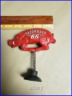 Vintage 1966 Arkansas Razorback Bobblehead-University UA Souvenir-Football Hogs