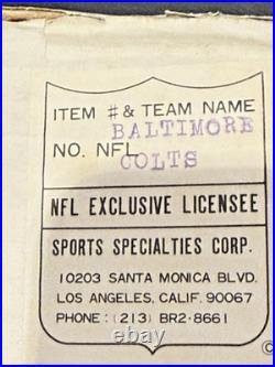 Vintage 1967 Baltimore Colts Bobblehead Doll Sports Specialties & Original Box Vintage 1967 Baltimore Colts Bobblehead Doll Sports Specialties & Original Box