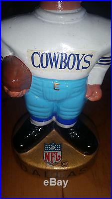 Vintage 1967 Dallas Cowboys Gold Base Bobble Head Nodder JAPAN