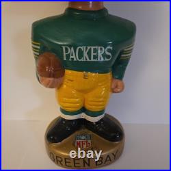 Vintage 1967 Green Bay Packers Bobble Head Gold Base Japan