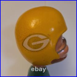 Vintage 1967 Green Bay Packers Bobble Head Gold Base Japan