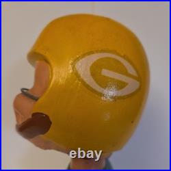 Vintage 1967 Green Bay Packers Bobble Head Gold Base Japan