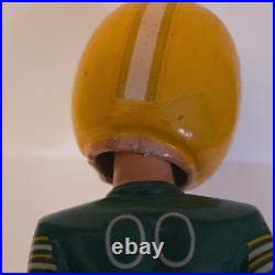 Vintage 1967 Green Bay Packers Bobble Head Gold Base Japan