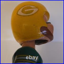 Vintage 1967 Green Bay Packers Bobble Head Gold Base Japan
