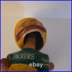 Vintage 1967 Green Bay Packers Bobble Head Gold Base Japan