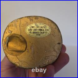 Vintage 1967 Green Bay Packers Bobble Head Gold Base Japan