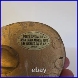 Vintage 1967 Green Bay Packers Bobble Head Gold Base Japan
