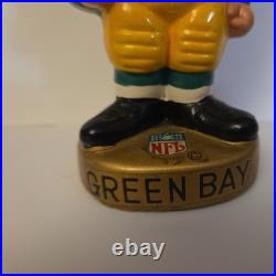 Vintage 1967 Green Bay Packers Bobble Head Gold Base Japan