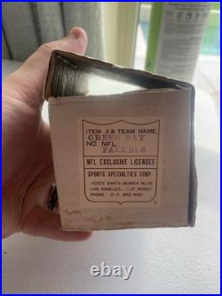 Vintage 1967 Green Bay Packers Bobble Head Nodder Gold Base Sports Original Box