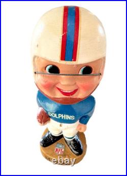 Vintage 1967 Miami Dolphins NFL Bobblehead Doll Nodder by Sports Specialties