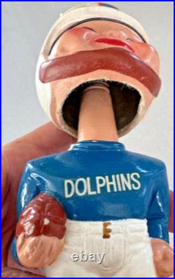 Vintage 1967 Miami Dolphins NFL Bobblehead Doll Nodder by Sports Specialties