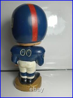 Vintage 1967 New York Giants Football Gold Base Bobblehead Japanex Cond