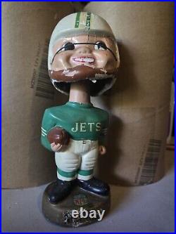 Vintage 1967 New York Jets Bobblehead Nodder NFL Memorabilia 7.5 Inch Vintage 1967 New York Jets Bobblehead Nodder NFL Memorabilia 7.5 Inch
