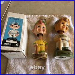 Vintage 1967 Oakland A's BobbleHead Made In Japan With Damage And 88 Nodder