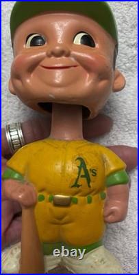 Vintage 1967 Oakland A's Bobble Head Made In Japan Nodder Beautiful Condition