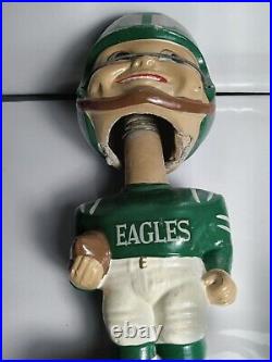 Vintage 1967 Philadelphia Eagles Football Gold Base Bobblehead Japanex Cond