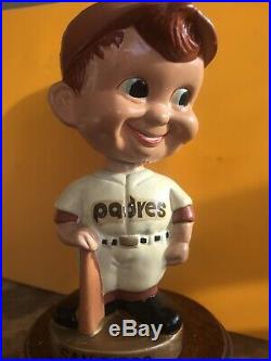 Vintage 1967 San Diego Padres baseball 6.5 bobble head nodder doll Japan NN2