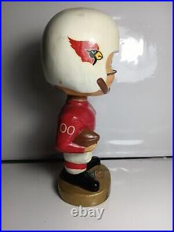 Vintage 1967 St Louis Cardinals Football Gold Base Bobblehead Japanex Cond