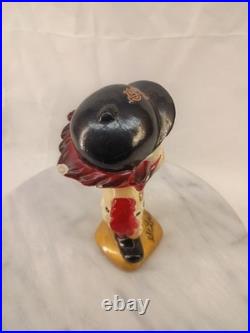 Vintage 1967 St Louis Cardinals Fred Bird Bobblehead Paper Mache Paint Chips