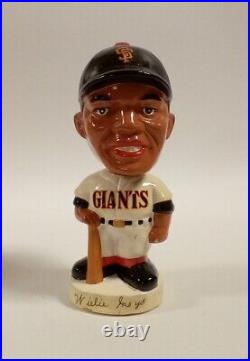 Vintage 1967 Willie Mays Bobbblehead Nodder SF Giant Made In Japan Asian Eyes