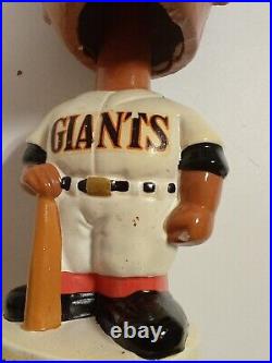 Vintage 1967 Willie Mays Bobbblehead Nodder SF Giant Made In Japan Asian Eyes