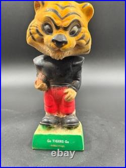 Vintage 1968 Moro Inc. Tiger Football Mascot Bobblehead