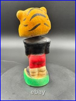 Vintage 1968 Moro Inc. Tiger Football Mascot Bobblehead