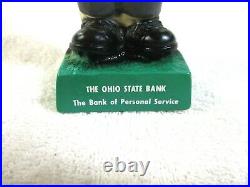 Vintage 1968 Moro Rubber Bobblehead THE OHIO STATE BANK BUCKEYES NCAA