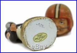 Vintage 1968 NFL Football Cleveland Browns Gold Base Bobble Head Nodder Doll Vintage 1968 NFL Football Cleveland Browns Gold Base Bobble Head Nodder Doll