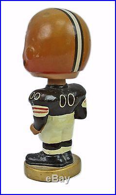 Vintage 1968 NFL Football Cleveland Browns Gold Base Bobble Head Nodder Doll Vintage 1968 NFL Football Cleveland Browns Gold Base Bobble Head Nodder Doll