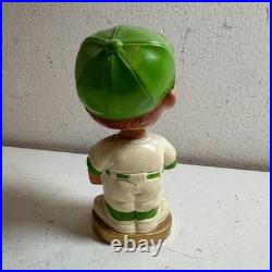 Vintage 1968 Oakland Athletics White Uniform Japan Made Baseball Bobblehead