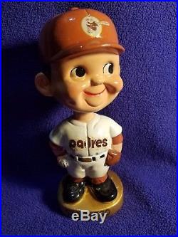 Vintage 1969 San Diego Padres First Year 7 Mlb Bobblehead (new In Original Box)
