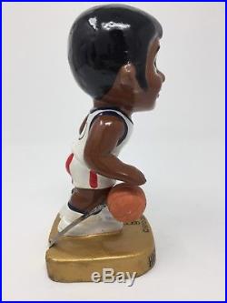 Vintage 1970 Harlem Globetrotter Lil' Dribbler Bobbing Head Doll Mint