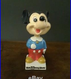 Vintage 1970s Mickey Mouse Walt Disney World Bobble-Head