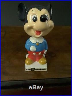 Vintage 1970s Mickey Mouse Walt Disney World Bobble-Head