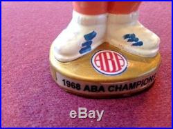 Vintage 1970s PITTSBURGH PIPERS ABA CHAMPIONS Nodder Bobblehead- CUSTOM Orig Box