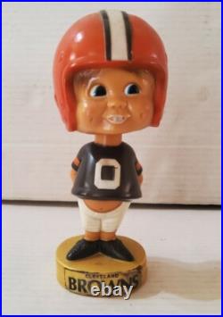 Vintage 1975 Cleveland Browns Bobble Head Realistic Face Head Nodder 7.5'' Ohio