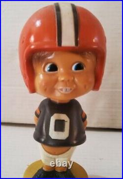Vintage 1975 Cleveland Browns Bobble Head Realistic Face Head Nodder 7.5'' Ohio