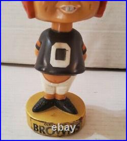 Vintage 1975 Cleveland Browns Bobble Head Realistic Face Head Nodder 7.5'' Ohio