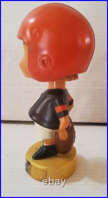 Vintage 1975 Cleveland Browns Bobble Head Realistic Face Head Nodder 7.5'' Ohio