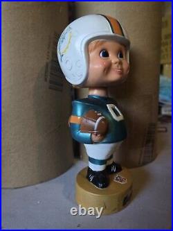 Vintage 1975 Miami Dolphins Bobblehead 7in NFL Memorabilia Great