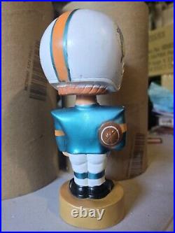 Vintage 1975 Miami Dolphins Bobblehead 7in NFL Memorabilia Great