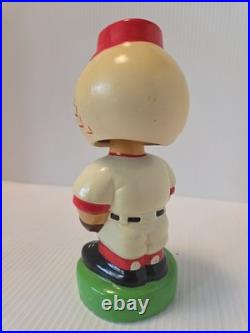Vintage 1980s Cincinati Reds Mr. Redlegs Mascot Bobble Head Taiwan Rare