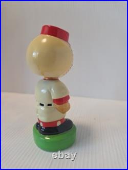 Vintage 1980s Cincinati Reds Mr. Redlegs Mascot Bobble Head Taiwan Rare