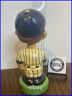 Vintage 1980s Milwaukee Brewers Nodder Bobblehead Green Base