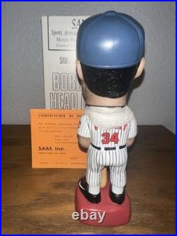 Vintage 1995 Kirby Puckett SAM Bobblehead NEW 1/3100 Pinstripe Minnesota Twins