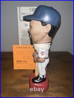 Vintage 1995 Kirby Puckett SAM Bobblehead NEW 1/3100 Pinstripe Minnesota Twins