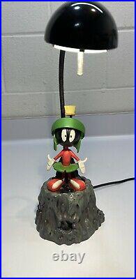 Vintage 1996 CASAL Looney Tunes MARVIN MARTIAN? Bobble Head Halogen Lamp RARE