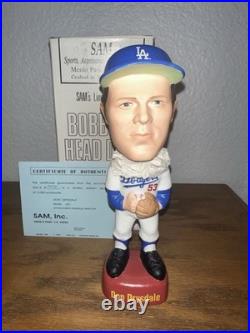 Vintage 1996 Don Drysdale SAM Bobblehead NEW 1/3000 LA Dodgers Brooklyn Big D